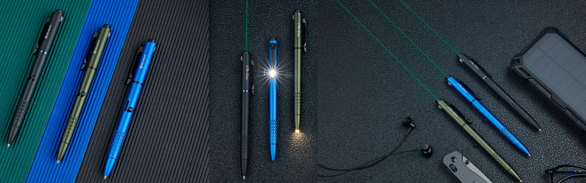 lampe stylo EDC avec laser vert