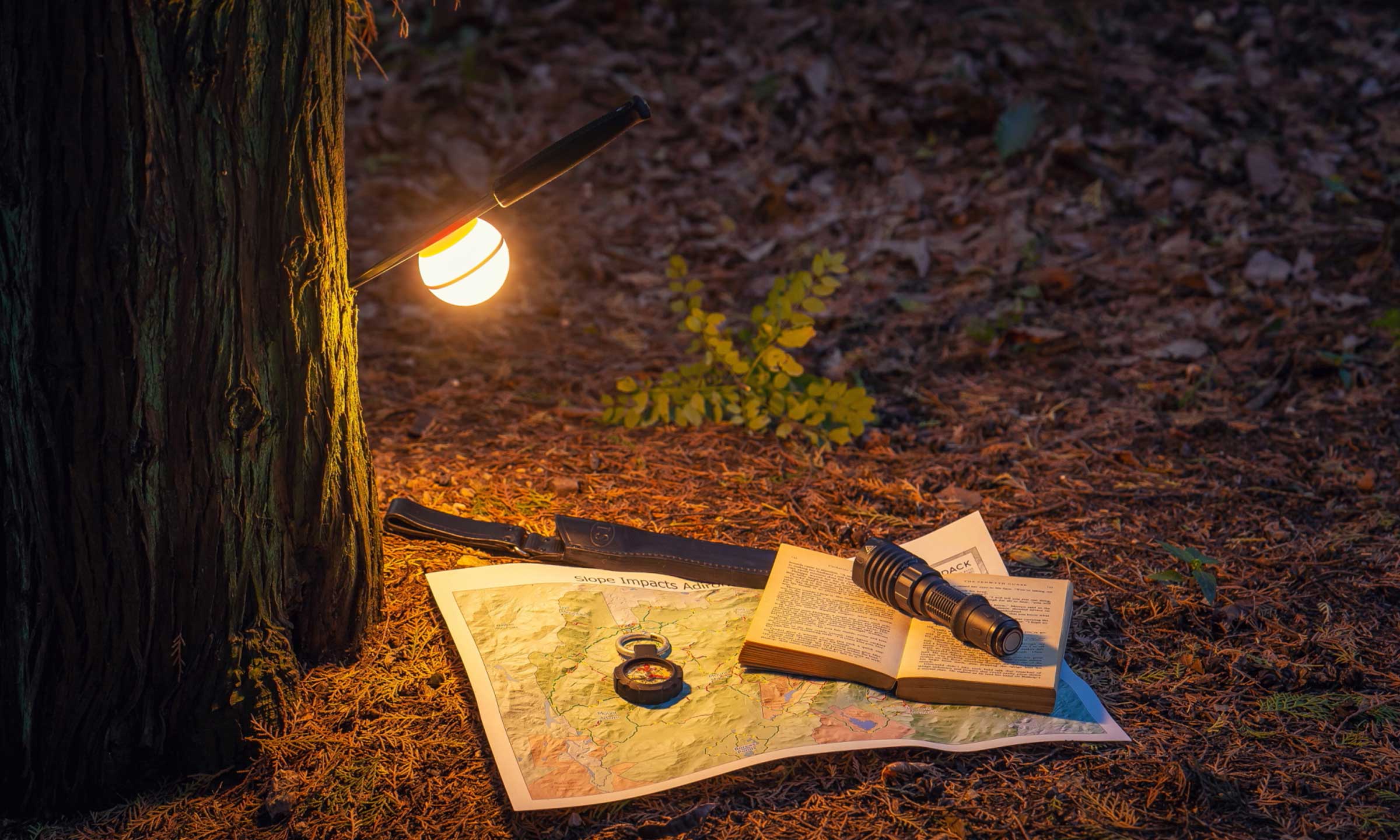 lampe d'ambiance olight sphere couleur rouge noël